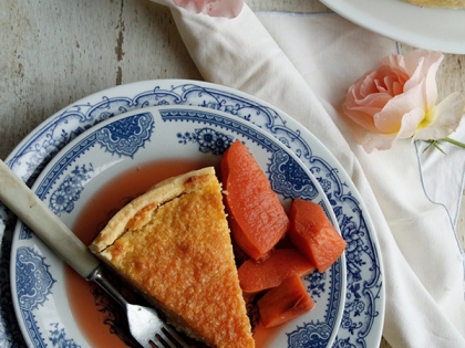 Frangipane tart sa dunjama 1