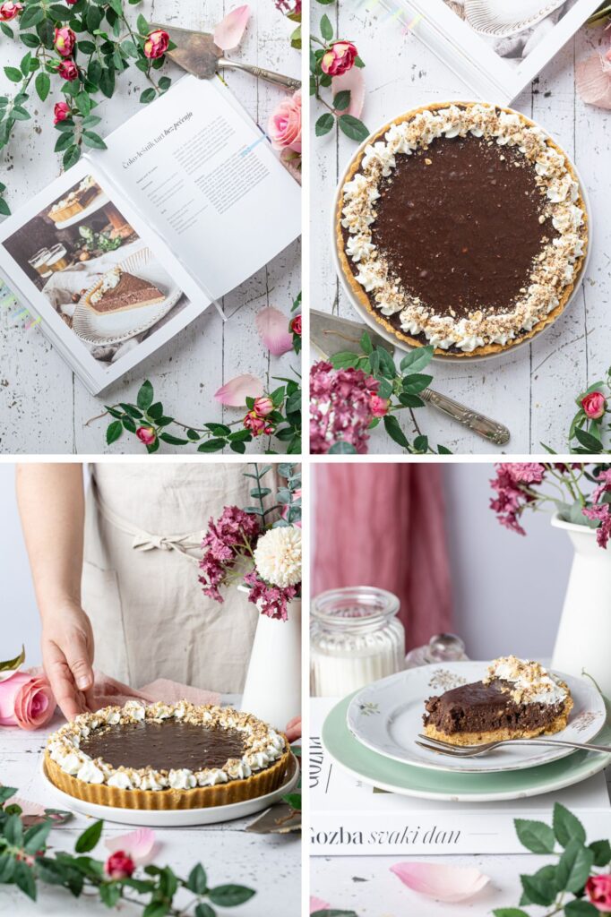 Čokolešnik tart kolaž